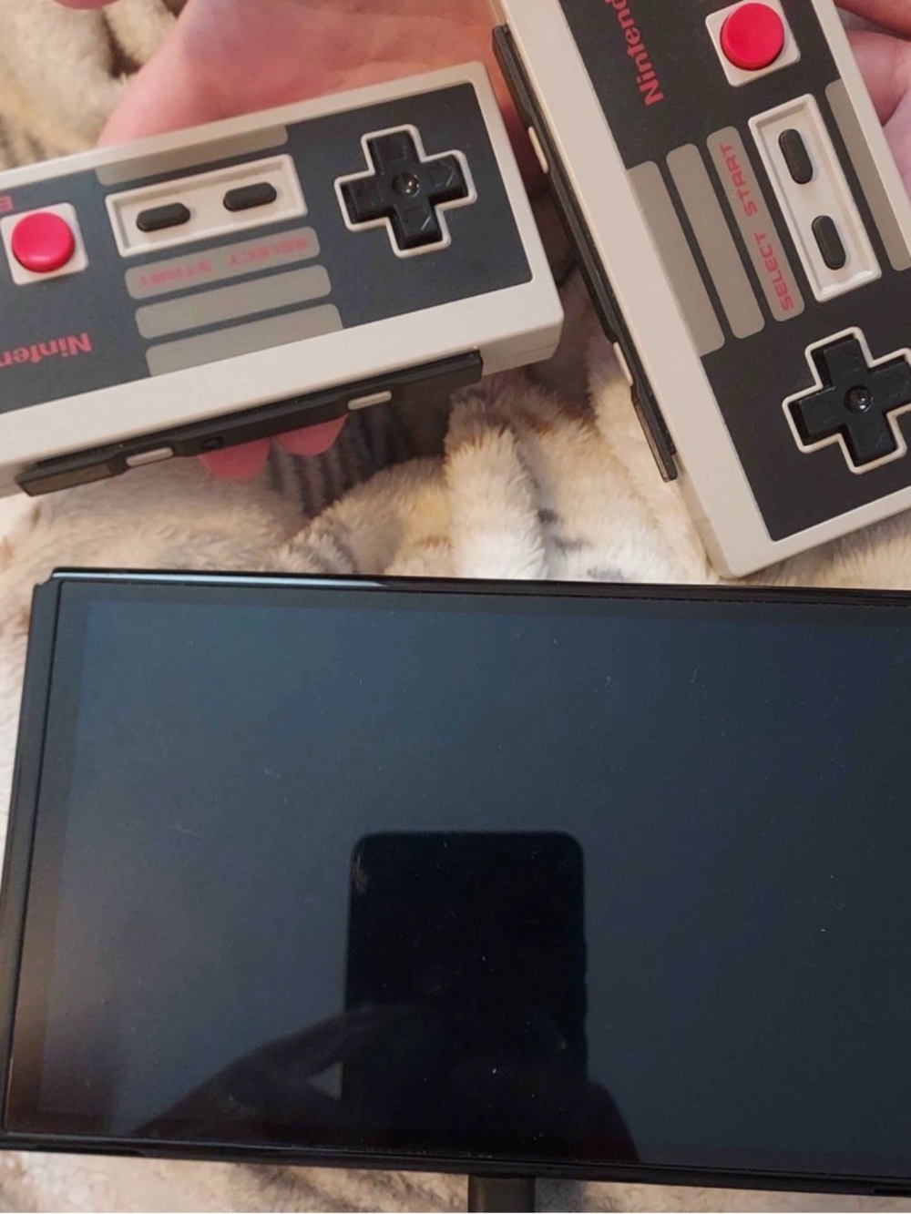 Nintendo switch OLED with joycons